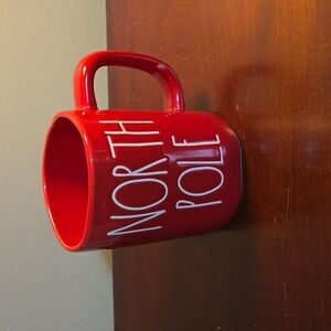 Rae Dunn Red North Pole Coffee Mug